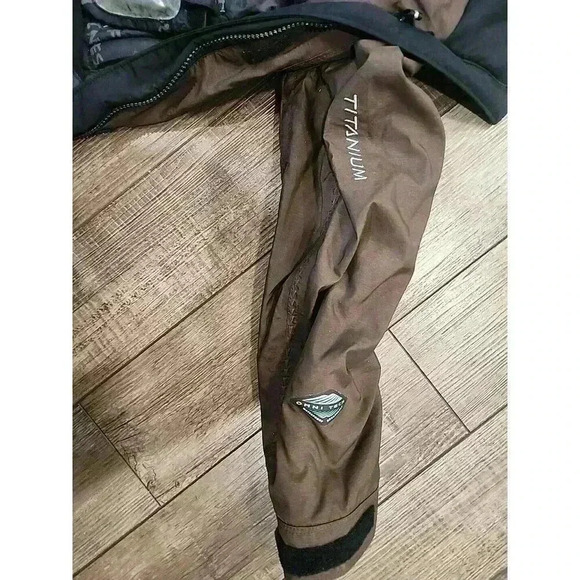Columbia Titanium Jacket Womens S Brown Omni Tech Sherpa Lined Waterproof - Picture 11 of 11